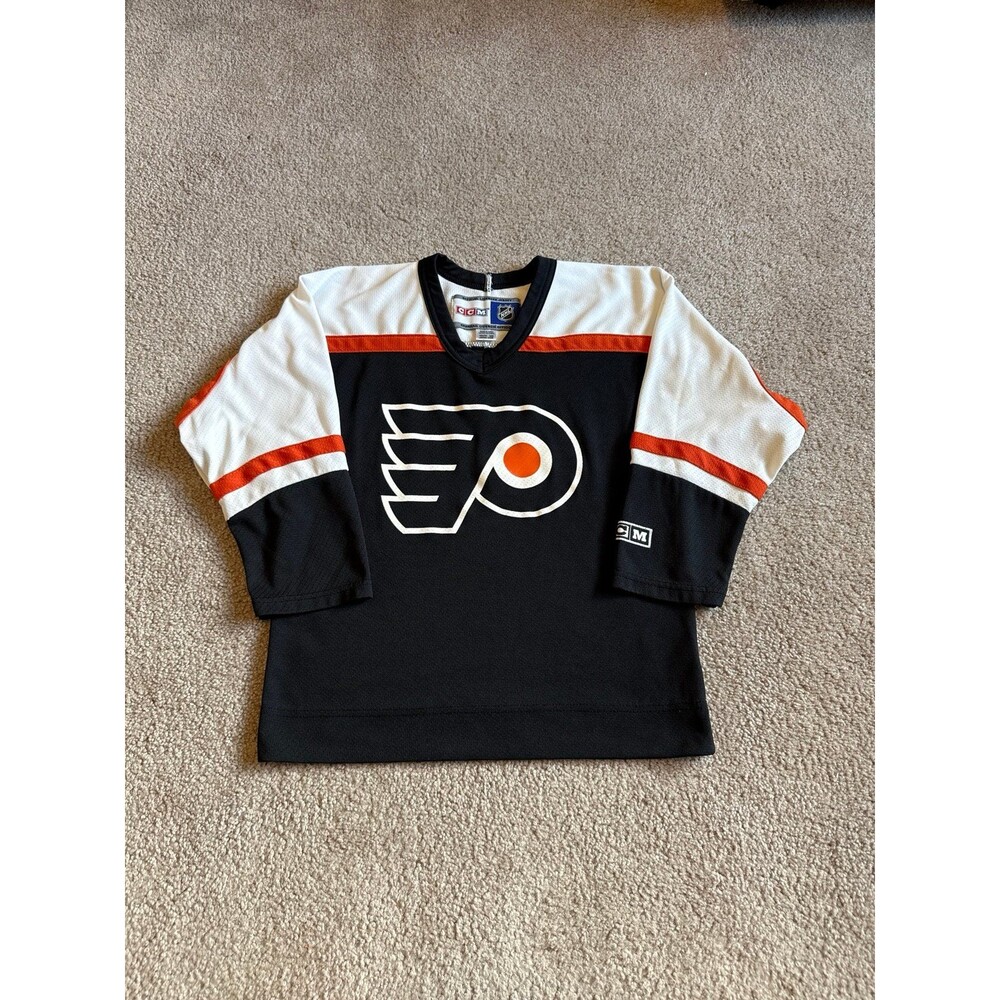 Vintage Philadelphia Flyers CCM Youth NHL Jersey Size S/M